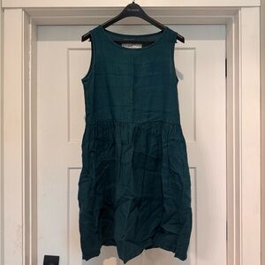Notperfectlinen Midi Smock Dress
